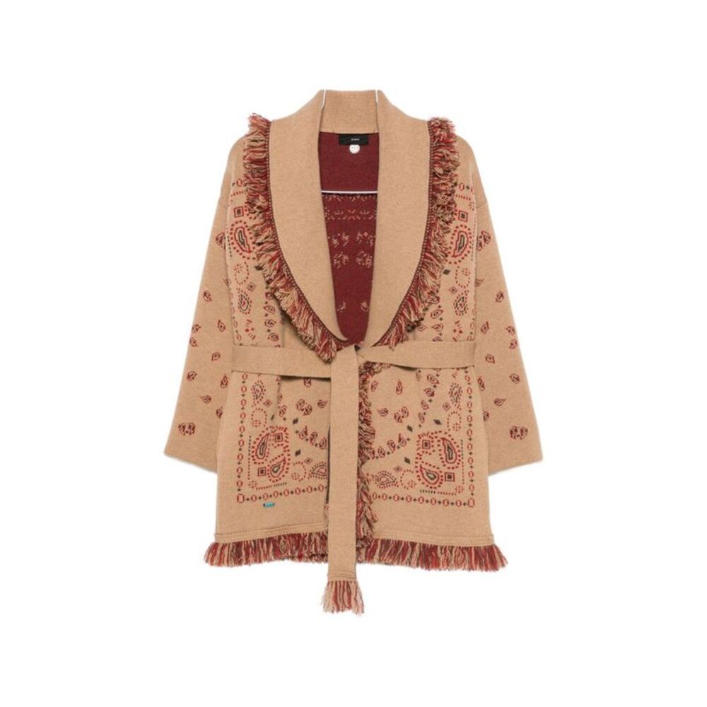 Alanui Women Bandana Cashmere Cardigan